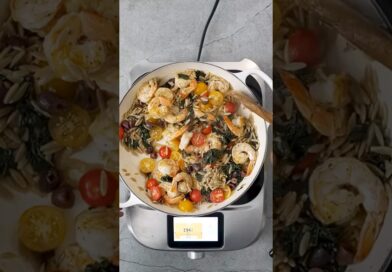 One Pot Shrimp Orzo Recipe | Easy Shrimp Pasta Meal Prep 30 Minutes #withlovemeghan #meghanmarkle