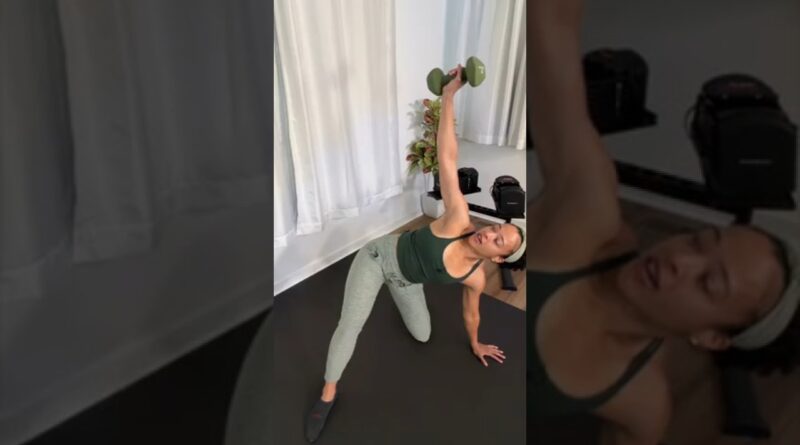 Day #9 of Pumped with Tasha! Turkish Get-Up Tip!