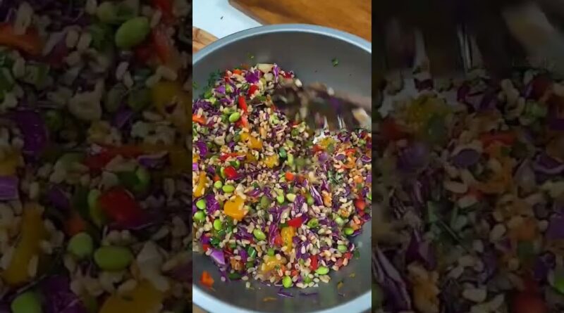 Cashew Ginger Grain Bowl #shorts #recipe #recipes