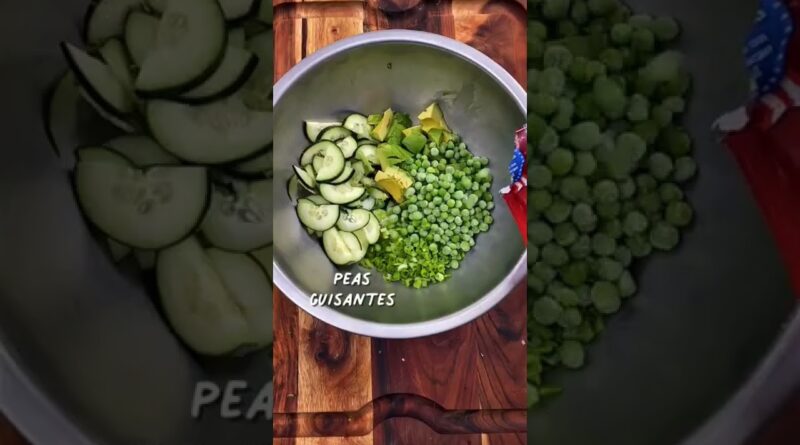 Mega Green Salad #shorts #greensalad #salad