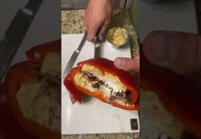 Low Carb Bell Pepper Sandwich