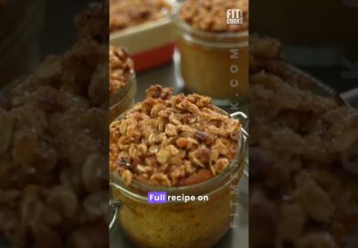 Sweet Potato Pie Protein Oats – Easy Vegan Fall Breakfast 500 Calories #veganrecipes
