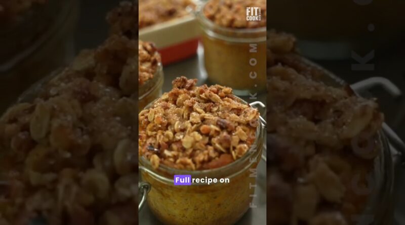 Sweet Potato Pie Protein Oats – Easy Vegan Fall Breakfast 500 Calories #veganrecipes