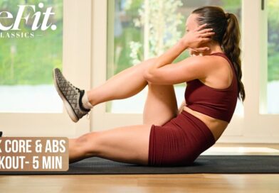 5 Minute Core Workout for Tight Abs | Jordan McKenzie | BeFit.